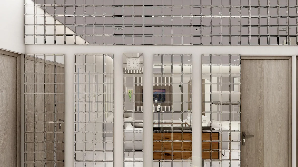 Pemasangan Glass Block Minimalis dan Unik